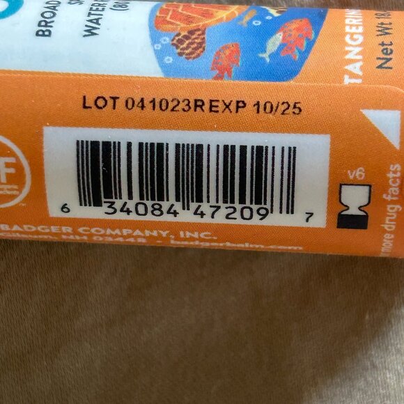 5 Badger Balm Organic Cotton Stuffed Plush Animal Mineral Sunscreen Stick SPF 35 - Picture 8 of 16